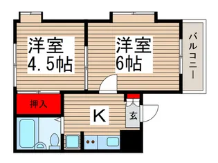 グリ-ンコ-ポ【1階】の間取り
