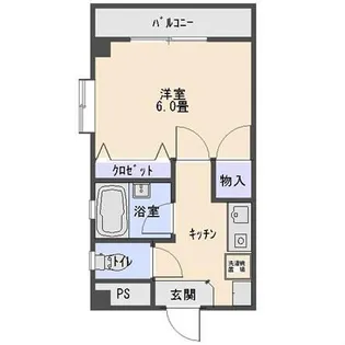 エステート鹿沼【4階】の間取り