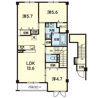 SUPERIAGE【2階】の間取り