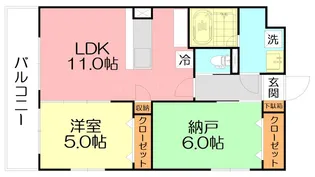 ParkLane八松(パークレーン)【2階】の間取り