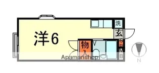 シェイディハイツ【1階】の間取り