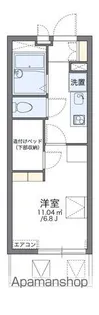 レオパレスGOKURAKU【2階】の間取り