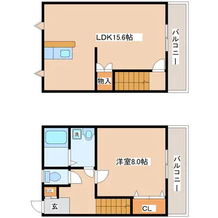 COMODO【2階】の間取り