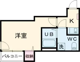Sincrease一之江【2階】の間取り