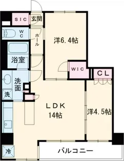 ブランシエスタ江古田【3階】の間取り