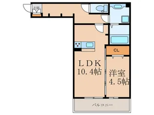 グランルージュ桜【2階】の間取り