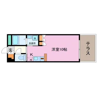 マーベラス納屋町【4階】の間取り