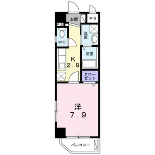 アンドーバーテラス銘苅【7階】の間取り