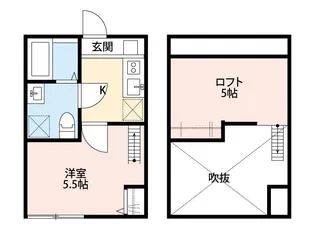 ルボワ【2階】の間取り