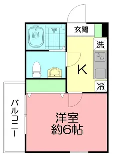 ロジュマン東海大学前【2階】の間取り
