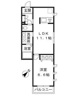 アリエッタ【2階】の間取り