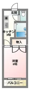 ブラウンハイツ7【4階】の間取り