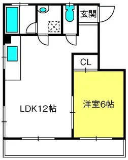 浦和グリーンハイツ【2階】の間取り