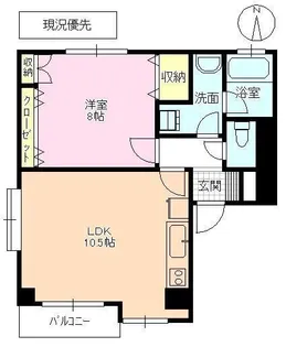 S-YARD三輪【3階】の間取り