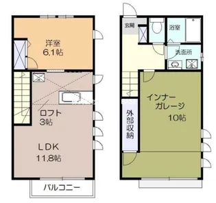 鵠沼ベースDUSKの間取り
