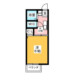 アーバンスクエアA【2階】の間取り