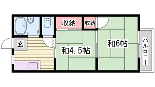 サンライフ・アイF【1階】の間取り