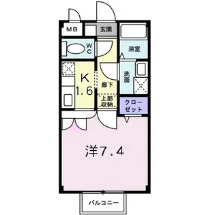 SELENA松崎【2階】の間取り