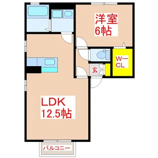 グリーンヒルズ明和【2階】の間取り