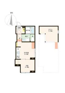 LOFTLIA Kameari【3階】の間取り