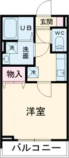 パラッツィナ町屋【2階】の間取り
