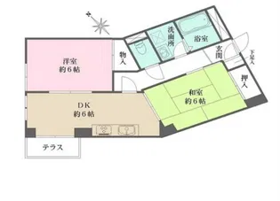ラヴィーナ門前仲町【1階】の間取り