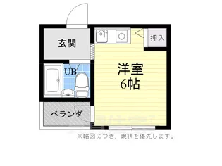 フクイハイツ【2階】の間取り