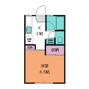コーポエクセル【1階】の間取り