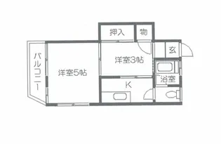 フィールドハイツ【3階】の間取り