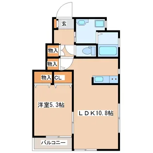 グランメール・オオタ【1階】の間取り