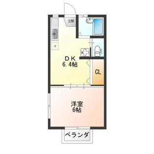 エンゼルハイツII【2階】の間取り