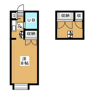 GREEN GABLES【2階】の間取り