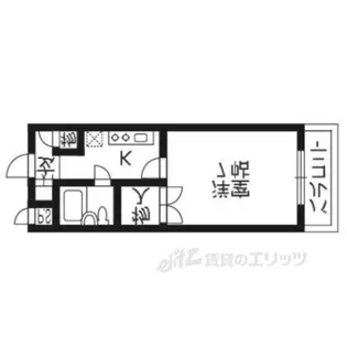 大東御殿山ビル【4階】の間取り