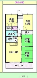 メゾングッチ【4階】の間取り