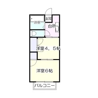 アビテール桜ヶ丘【2階】の間取り