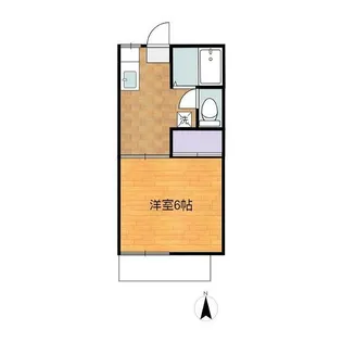 カトレアハイツ【2階】の間取り