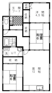 セゾンいちい【2階】の間取り