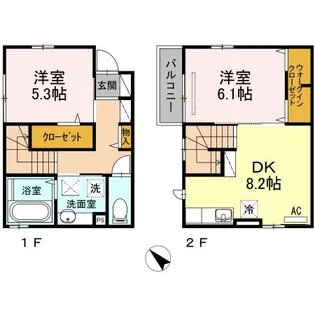 ウィットシバタIIの間取り