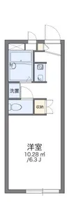 レオパレスファーストプラザ【2階】の間取り