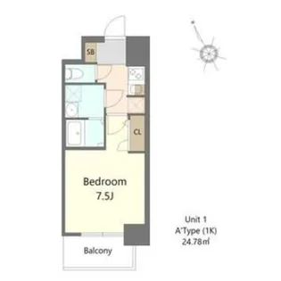 S-RESIDENCE堺浜寺broad【2階】の間取り