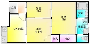 大阪府八尾市明美町2【一戸建】の間取り