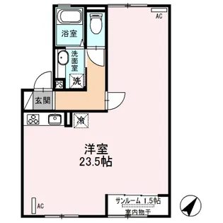コンフォートレジデンス宮子 B【2階】の間取り