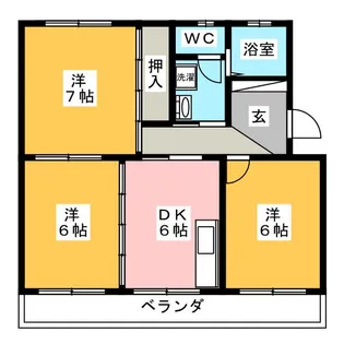 コーポラスN【3階】の間取り