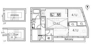 Room’s三軒茶屋【3階】の間取り