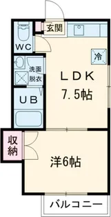 第一つくみ野コーポ【2階】の間取り