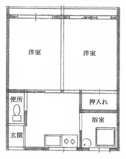 グランデージ上荒田【4階】の間取り
