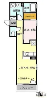 東京都東大和市芋窪3【アパート】の間取り