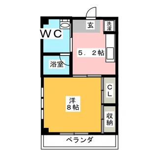 SAKURA【3階】の間取り