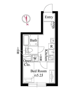 ルーム馬込の間取り