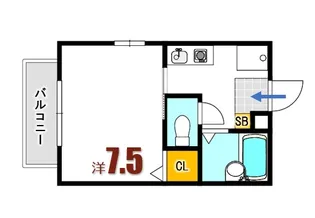 プロムナード20【1階】の間取り